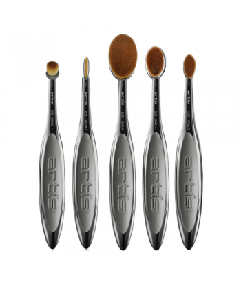 Elite Collection Smoke Finish 5 Piece Brush Set